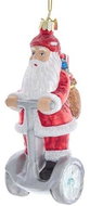 KURT ADLER Vánoční ozdoby -  Santa na Segwayi - Vánoční ozdoby