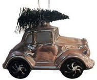 KURT ADLER Christmas decorations - car with tree - Christmas Ornaments