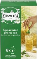 Kusmi Tea Organic Zelený čaj s mätou škatuľka so šiestimi vrecúškami 48 g - Čaj