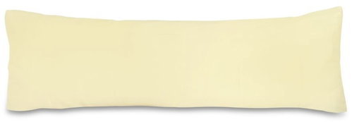 Kvalitex Satin pillowcase for relaxation pillow, cream, 50 × 150 cm - Pillowcase - Main image