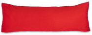 Kvalitex Satin pillowcase for relaxation pillow, red, 45 × 120 cm - Pillowcase