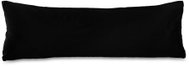 Kvalitex Satin pillowcase for relaxation pillow black, 45 × 120 cm - Pillowcase