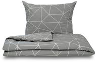 Kvalitex Nordic Collection Grid 1+2, šedé - Povlečení