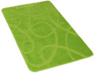 Kvalitex Bathroom mat 60 × 100 cm ellipses green - Bath Mat