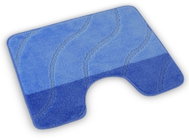 Kvalitex toilet mat 50 × 60 cm wool blue - Toilet Mat