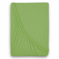 Kvalitex Jersey sheet with lycra 220 × 200 cm, light green - Bedsheet