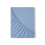 Kvalitex Jersey Fitted Sheet 100 × 200cm, Light Blue - Bedsheet