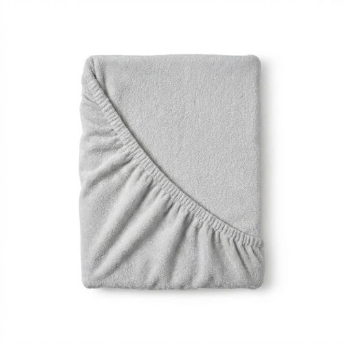 Kvalitex Froté prostěradlo 120 × 200 cm, světle šedé - Bedsheet - Main image