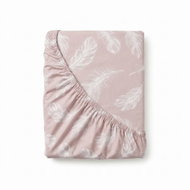 Kvalitex Cotton Fitted Sheet 100 × 200 cm, Shelby, Beige - Bedsheet