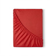 Kvalitex Satin sheet with rubber red - Bedsheet