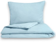 Kvalitex French flannel bed linen 220 × 200,70 × 90 cm light blue - Bed Linen