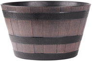 STREND PRO Decorative flowerpot GDA Woodeff 832, teak wood, 39 × 28 cm - Flower Pot