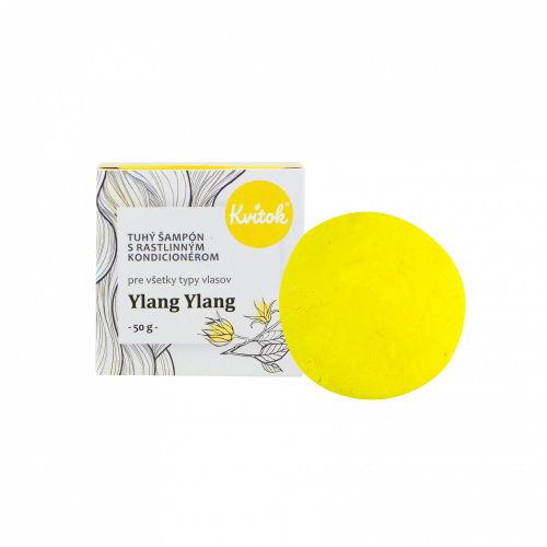 KVITOK Solid shampoo with conditioner for light hair Ylang Ylang 50 g - Shampoo - Main image