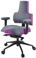 Therapia iENERGY M 6630 Grey / Purple - Irodai szék