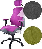 Therapia Xmen 7790 gray / tm. green - Office Chair