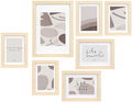 Giftdecor Nástěnné fotorámečky Mural, 7 rámečků různých velikostí, béžové