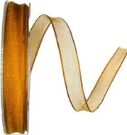 GOLDINA Organza ribbon ADVENTURE CINNAMON cinnamon 9067 - Ribbon