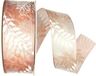 GOLDINA Organza ribbon GARDEN MAGIC PINK transparent pink 8869 - Ribbon