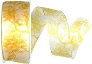 GOLDINA Taffeta ribbon MAGNOLIA YELLOW transparent yellow 8855 - Ribbon