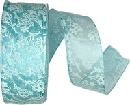 GOLDINA Taffeta ribbon SARDEGNA BLU turquoise 9175 - Ribbon