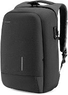 Kingsons Anti-theft Backpack Black 15,6" - Laptop hátizsák