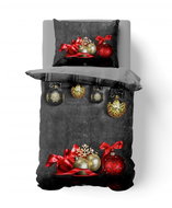 Qualitex cotton Christmas ball 3D 140 × 200, 70 × 90 - Bed Linen