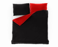 Kvalitex Luxury Collection 1+2, 240 × 200, 70 × 90 cm red / black - Bed Linen