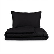 Kvalitex 140 × 200, 70 × 90 cm black - Bed Linen