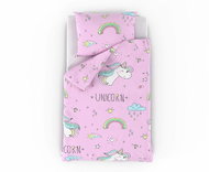 Kvalitex Unicorn pink 95 × 135, 45 × 60 cm - Bed Linen