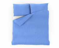 Kvalitex crepe 200 × 200, 70 × 90 cm blue - Bed Linen
