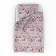 Kvalitex extended Provence Collection 140 × 220, 70 × 90 cm Margot purple - Bed Linen