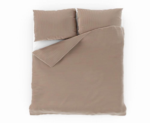 Kvalitex with stripe beige 220 × 240 2 × 70 × 90 - Bed Linen - Main image