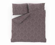 Kvalitex prodloužené Luxury Collection 140 × 220, 70 × 90 cm Elegance hnědá - Bed Linen