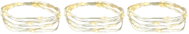LAALU LED wire silver 1 m with timer, warm white 3 pcs - Light Chain