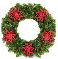 LAALU Věnec červená hvězda 30 cm - Věnec