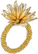 LAALU Napkin ring with rhinestones gold 6 × 8 cm - Napkin Rings