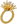 Napkin ring with rhinestones gold 6 × 8 cm