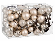 LAALU ROYAL CHAMPAGNE Decoration Set for 120–210 cm Trees - Christmas Ornaments
