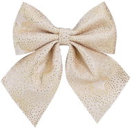 LAALU Cream Bow with Gold Pattern 20 × 23cm - Ribbon Bow