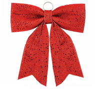 LAALU Bow MEGA Red with Glitter 40 × 52cm - Ribbon Bow
