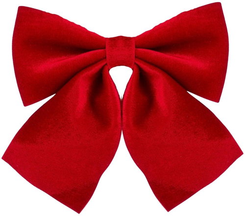 LAALU Bow Red Glossy 20 × 23cm - Ribbon Bow - Main image