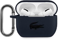 Lacoste Liquid Silicone Glossy Printing Logo Case for Apple Airpods Pro Navy - Headphone Case
