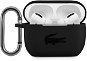 Lacoste Liquid Silicone Glossy Printing Logo Cover für Apple Airpods Pro Black - Kopfhörer-Hülle