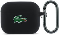 Lacoste Liquid Silicone Croc Logo Case for AirPods Pro 3 Black - Headphone Case