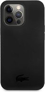 Lacoste Liquid Silicone Glossy Printing Logo Cover für Apple iPhone 13 Pro Max Black - Handyhülle