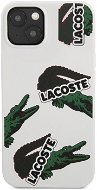 Lacoste Liquid Silicone Allover Pattern kryt pre Apple iPhone 13 mini White - Kryt na mobil