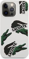 Lacoste Liquid Silicone Allover Pattern kryt pre Apple iPhone 13 Pro Max White - Kryt na mobil