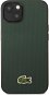 Lacoste Iconic Petit Pique Logo Back Cover for iPhone 14 Dark Green - Phone Cover
