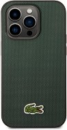 Lacoste Iconic Petit Pique Logo Back Cover for iPhone 14 Pro Dark Green - Phone Cover