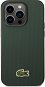 Lacoste Iconic Petit Pique Logo Back Cover for iPhone 14 Pro Dark Green - Phone Cover